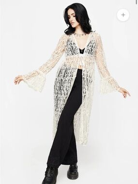 Disturbia Evangeline Lace Kimono